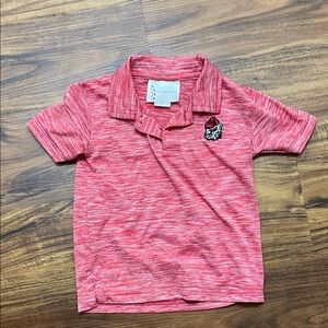 Vibrant Red Kids Polo Shirt